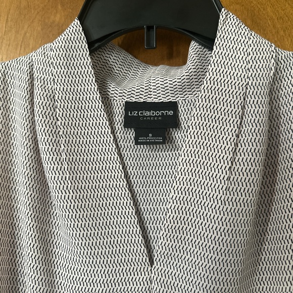 Liz Claiborne Career Blouse Top Small Size - Picture 6 of 8